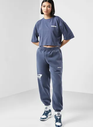 Space Printed Joggers