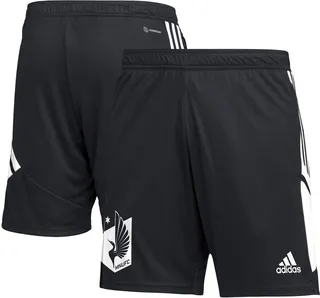 Men's adidas Black Minnesota United Fc Soccer Training Aeroready Shorts