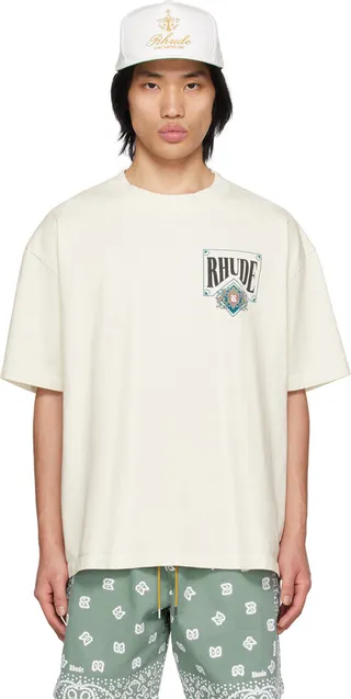 Rhude Off-White Card T-Shirt