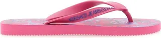 Versace Jeans Couture Logo Embossed Flip Flops