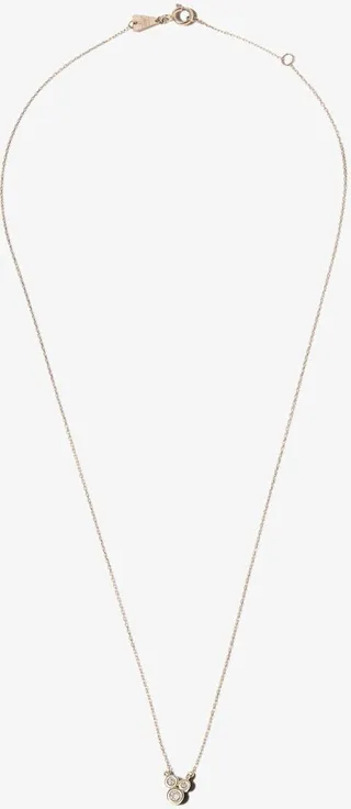 14K Yellow Gold Barnacles Diamond Necklace