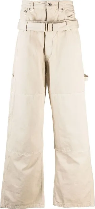 Belted Wide-Leg Trousers