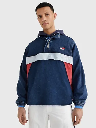 Denim Pullover Jacket