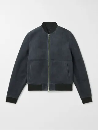 Shearling Bomber Jacket