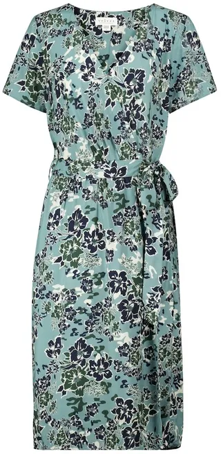 Rona floral wrap dress