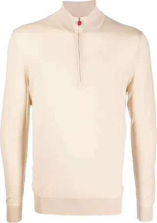 Half Zip Wool Jumper