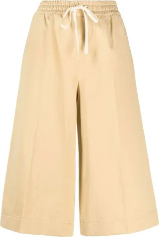 drawstring Bermuda shorts