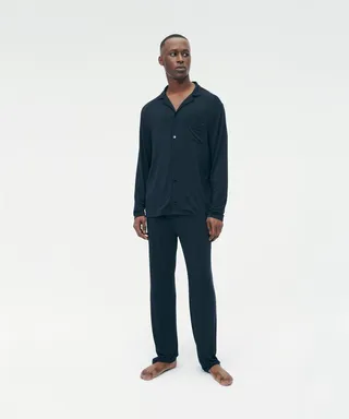 Pajama Button Up Shirt Set