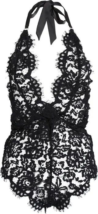 Natalia Body Black Lingerie Bodysuit Black