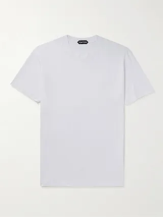 Lyocell and Cotton-Blend Jersey T-Shirt