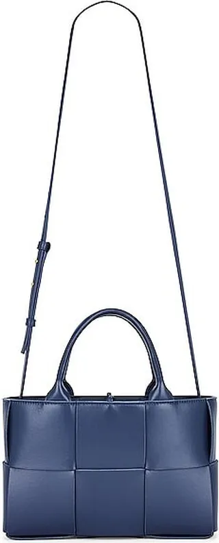 Bottega Veneta Mini Arco Tote Bag in Navy