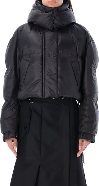 Sacai Hooded Cropped Puffer Jacket
