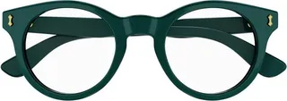 Gucci Eyewear Panthos Frame Glasses
