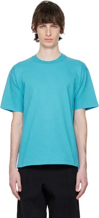 Bottega Veneta Blue Crewneck T-Shirt