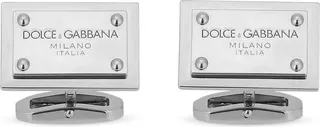 Logo-Plaque Square Cufflinks