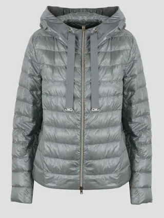 Nylon Ultralight Hooded Bomber Jacket