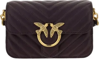 Pinko Baby Love Logo Plaque Crossbody Bag
