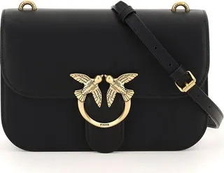 Pinko Classic Love Bell Chained Crossbody Bag