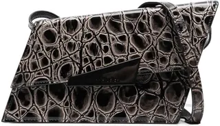 micro Distortion embossed handbag