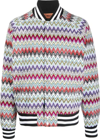 MISSONI- Signature Zigzag Bomber