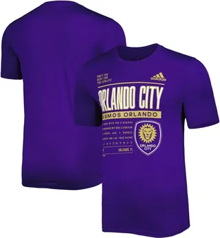 Men's adidas Purple Orlando City Sc Club Dna Performance T-shirt