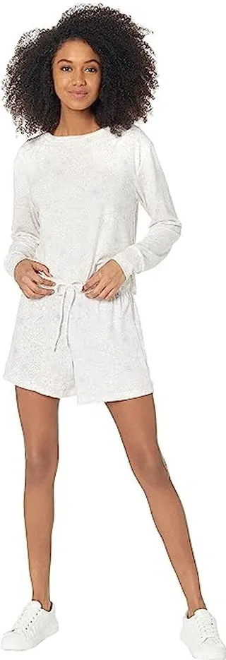 Catherine Malandrino Pullover Short Lounge Set (Heavenly Pink) Women's Pajama Sets