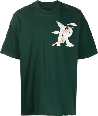 Storms in Heaven-print T-shirt