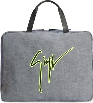 Logo-Print Zipped Holdall