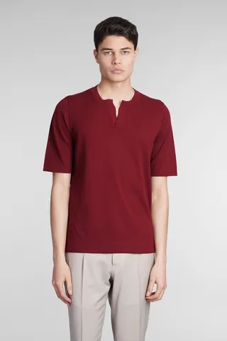 T-shirt In Red Cotton