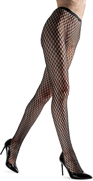 Double Weave Net Tights