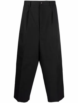 Wide-Leg Tailored Trousers