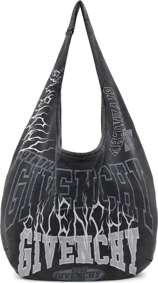 Givenchy Gray Embroidered Tote