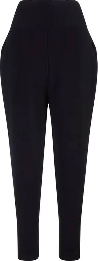 Stella McCartney High-Waist Tapered Cropped Trousers