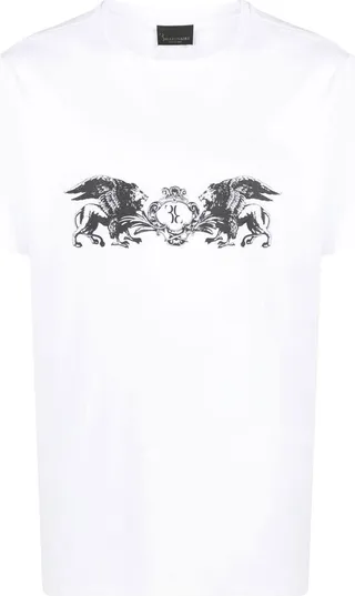 chest-logo crew-neck T-shirt