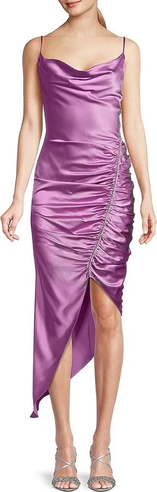 Emilia Silk Asymmetric Dress