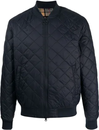 Quilted Bomber Jacket