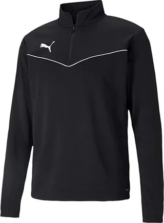 Puma Mens TeamRISE Quarter Zip Track Top - Black