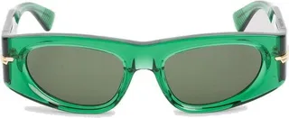 Bottega Veneta Eyewear Rectangular Frame Sunglasses