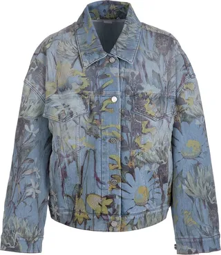 Stella McCartney Rewild Flora Printed Oversized Jacket