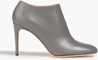 Leather ankle boots