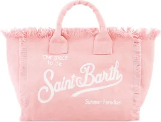 Pink Cotton Canvas Bag