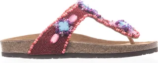 Flip-flop With Bead Embroidery