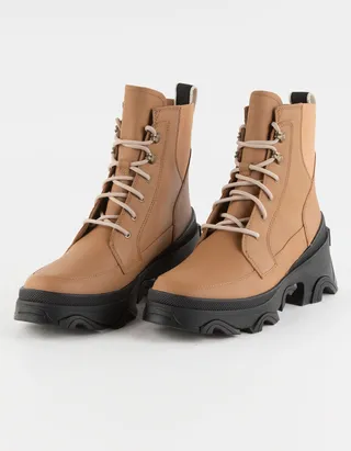 SOREL Brex Womens Lace Up Combat Boots