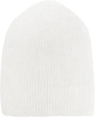 Ribbed-Knit Wool Beanie