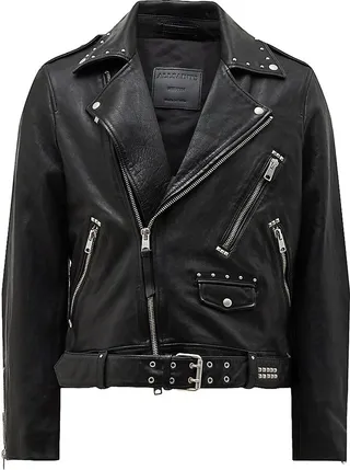 Nade Leather Biker Jacket