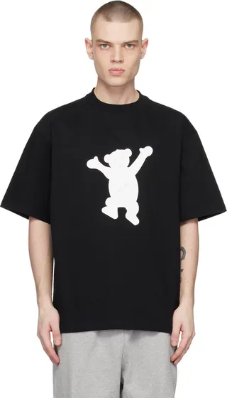 We11done Black Teddy T-Shirt