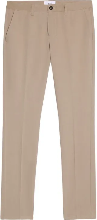Mid-Rise Straight-Leg Trousers