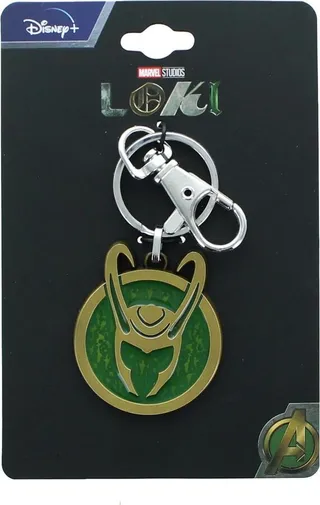 SalesOne LLC Marvel Loki Key Chain Base Metal And Enamel 4x3.5cm