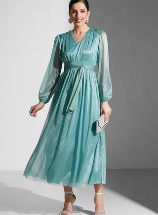 Shimmer A-Line Dress