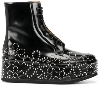 Stud-Detail Platform Boots
